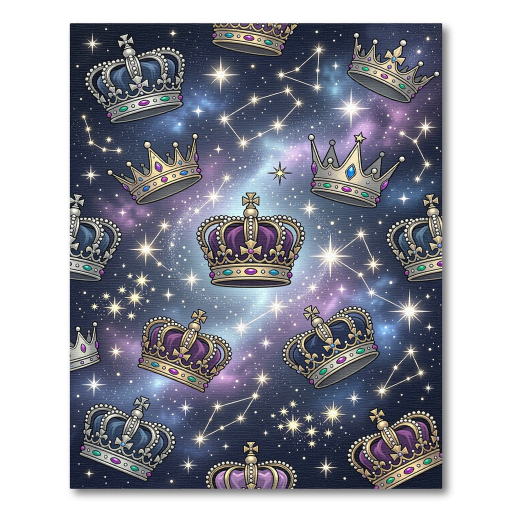 Celestial Crown Nebula Galaxy Night Sky Rug
