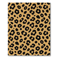 Golden Black Spotted Leopard Rug