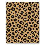 Golden Black Spotted Leopard Rug
