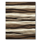 Rustic Earthy Wood Grain Texture Rug