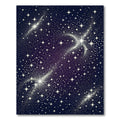 Midnight Cosmic Interstellar Starry Night Rug