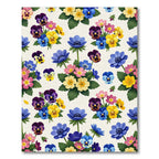 Vibrant Floral Bouquet Arrangement Rug