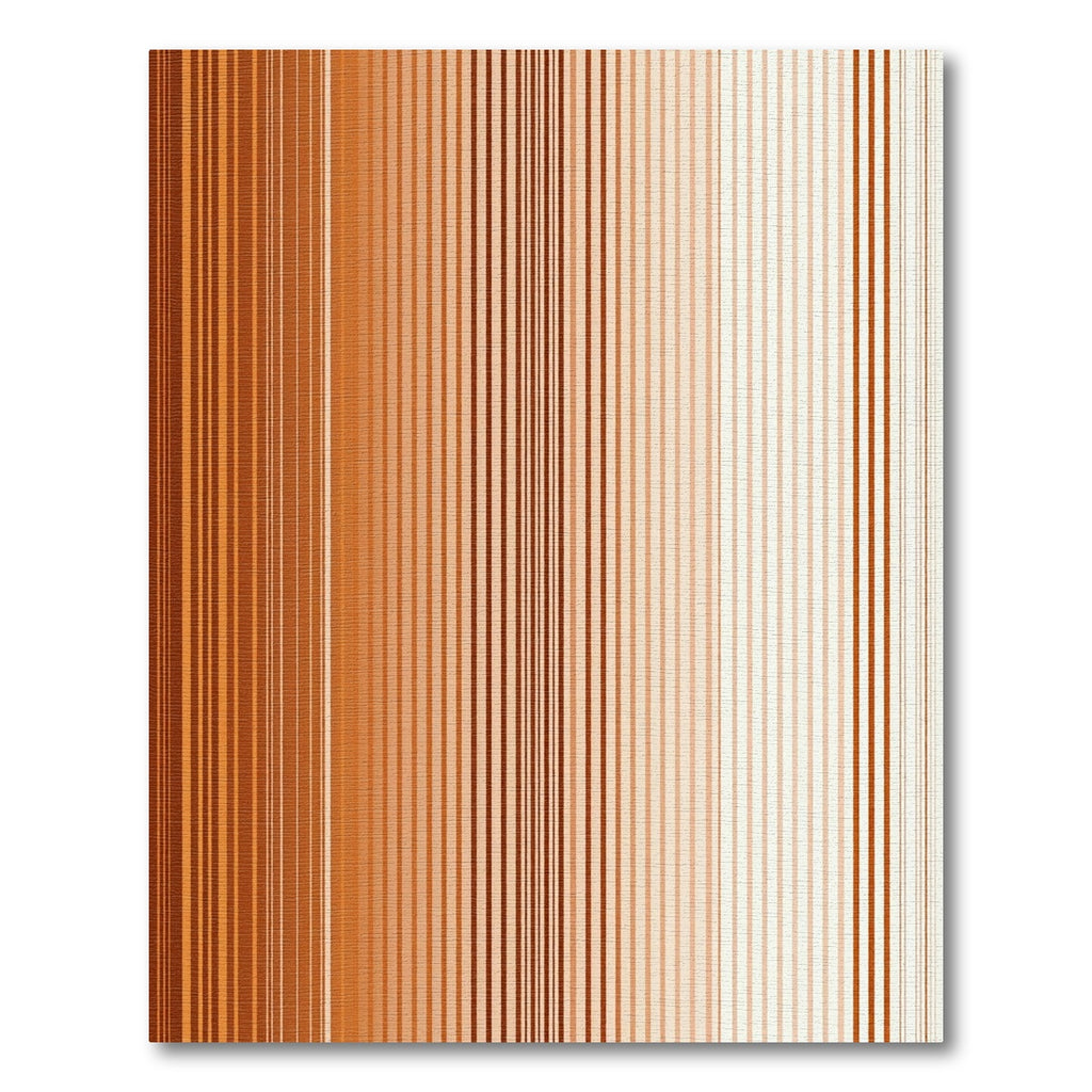 Warm Amber Gradient Vertical Stripes Rug