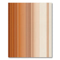 Warm Amber Gradient Vertical Stripes Rug