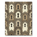 Elegant Archway Keyhole Neutral Wall Art Rug
