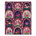 Archival Floral Lavender Rose Garden Rug