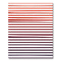 Crimson Graduated Stripe Rug