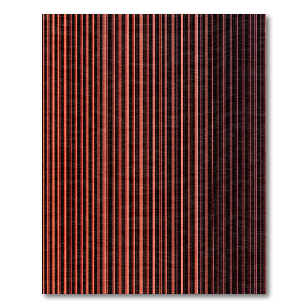 Crimson to Burgundy Vertical Lines Rug