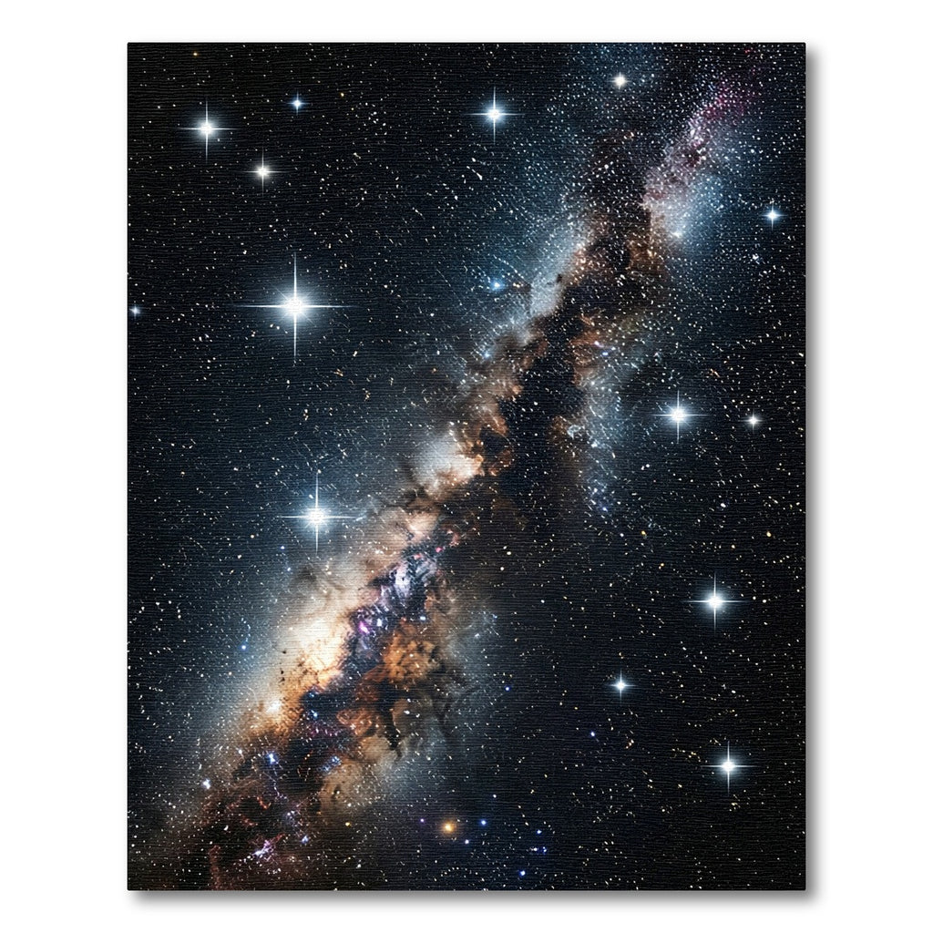 Cosmic Starry Night Galaxy Rug