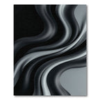 Monochromatic Drape Abstract Waves Rug