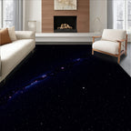 Deep Space Nebula Star Pattern Design Rug