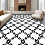 Monochromatic Lattice Geometric Abstract Rug