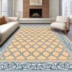 Ornate Interlocking Pattern Rug