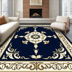 Ornate Floral and Scroll Pattern Rug