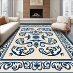 Intricate Vintage Floral Pattern Rug