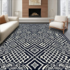 Classic Filigree Diamond Pattern Rug