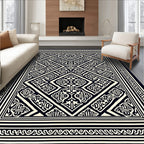 Intricate Medieval Geometric Ornament Rug