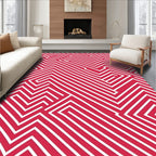 Bold Maze Geometric Pattern Rug