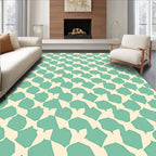 Geometric Stone Arabesque Pattern Rug
