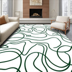 Organic Flowing Line Pattern Rug
