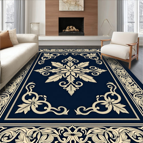 Antique Floral Classic Border Rug