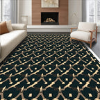 Classic Interlocking Diamond Geo Pattern Rug