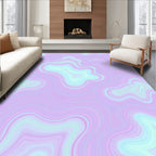 Soft Pastel Agate Swirl Rug