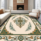 Ornate Floral Scrollwork Harmony Rug