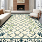 Botanical Garden Lattice Design Rug