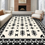 Bold Traditional Geometric Pattern Rug