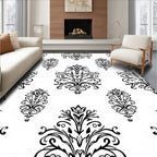 Classic Floral Scrollwork Pattern Rug
