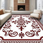 Elegant Swirls And Floral Accents Rug