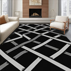 Interwoven Geometric Pattern Rug