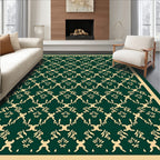 Intricate Vine Motif Pattern Rug