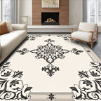 Classic Floral Mandala Inspired Design Rug