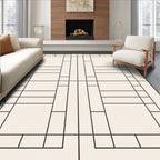 Geometric Block And Line Design Rug