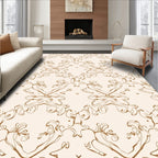 Ornate Swirls Elegant Pattern Rug