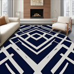 Art Deco Geometric Pattern Rug