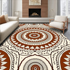 Tonal Medallion Pattern Design Rug
