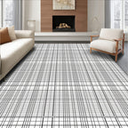 Grid lines abstract pattern Rug