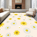 Daisy Floral Pattern For All Ages Rug
