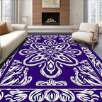 Ornate Floral Starburst Design Rug