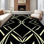 Art Deco Style Geometric Pattern Design Rug