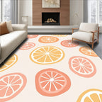 Citrus Slice Pattern Design Rug