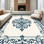 Classic Scroll and Flourish Pattern Rug