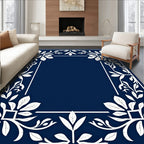Classic Floral Border Design Rug