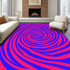 Vibrant Swirl Patterned Design Rug