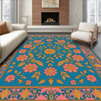 Floral Garden Art Nouveau Rug