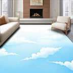 Dreamy Sky Cloud Pattern Rug