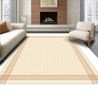 Classic Stripe Grid Pattern Rug